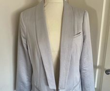 Gap dove grey lined jacket size 14