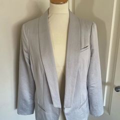 Gap dove grey lined jacket size 14