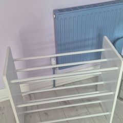 White shoe rack/storage unit