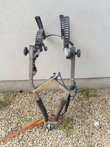 Bike tow bar rack