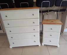 chest of drawers and matching locker