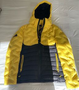 Brand new cyber yellow superdry padded jacket