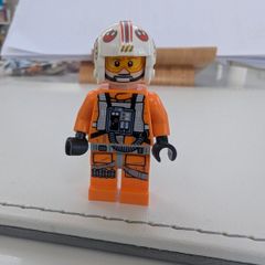 100% LEGO Star Wars Luke Skywalker Minifigure Jedi X-Wing Pilot 75301 75313 sw1139