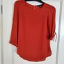 women's rust 3/4 length sleeve top Image 6