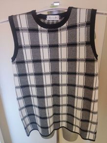 Brand new Christian Dior vest  sleeveless sweater women size UK12 EU40 Postage included