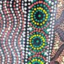 Handmade Wooden Aboriginal Dot Art Mask Image 4