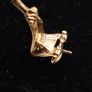 Vintage 9ct  yellow gold earrings Image 4