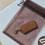 Coach Brown Leather Bag Tag / Authentic / NEW Image 4