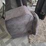 3 grey  seater reclining Sofa plus 2 armchairs recliner Image 6