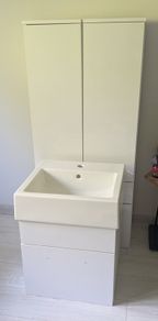 bathroom units and sink