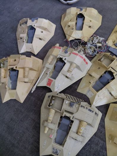 Vintage Original Star Wars toy parts massive lot