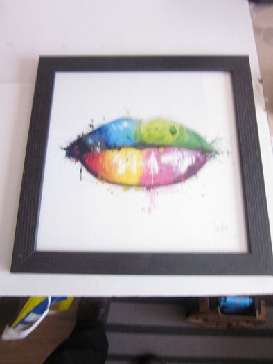Patrice Muriano  Candy Mouth Framed Wall Art