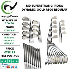 MD Superstrong Irons / 3-Pw-Sw / Dynamic Gold R300 Regular