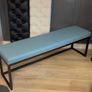 Industrial Bench Solid Bench 160x40 cm Super long / Metal Frame / Eco Leather Image 3