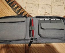 Nintendo 3ds xl with 24  games and pouch and pens