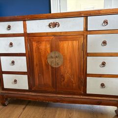 wooden sideboard