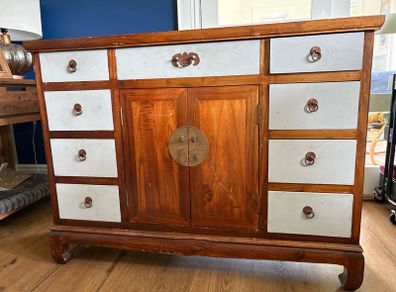 wooden sideboard