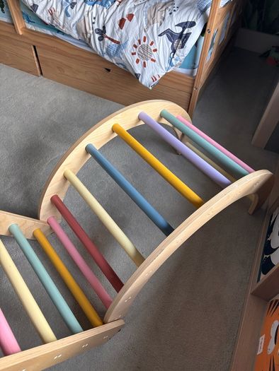 Wooden Pikler Triangle Climbing Frame