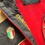 Vintage Diadora Italy Track Jacket Red Black Windbreaker Y2K Size S Image 5