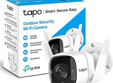 Tapo 2K Outdoor Security Camera, Motion Detection, IP66 Weatherproof, Built-in Siren, 2-way Audio, 3MP, Night Vision, Cloud &SD Card Storage, Works with Alexa & Google Home (FREE POSTAGE)