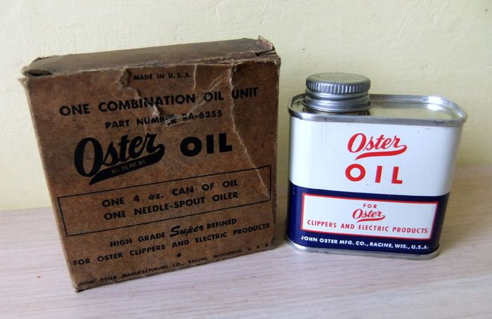 Old Oster Oil Can - Top Condition