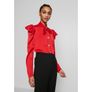 Sister Jane Red Shirt With Bow, Size S- UK 8, New Image 6