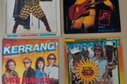 Kerrang vintage heavy metal magazines from the 80s
