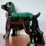 Vintage Canadian "Blue Mountain" Ceramic Spaniel Figurine Image 2