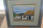 Original west cork oil painting,trad irsh cottage by K  O Donavan