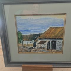 Original west cork oil painting,trad irsh cottage by K  O Donavan