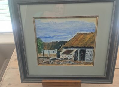 Original west cork oil painting,trad irsh cottage by K  O Donavan