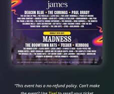 Forest Fest family sat ticket