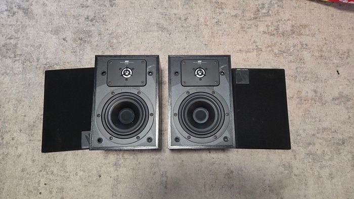 KEF C15 C-Series Bookshelf Speakers | Black | Great for Audiophiles