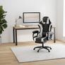 Gaming Chair Ergonomic Computer Chair Office Chair Desk Swivel Chair Adjustable Reclining Footrest Cushion White New! Image 2