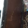 Antique vintage oak mirror Image 5