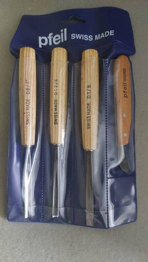 Pfeil wood carving chisel set