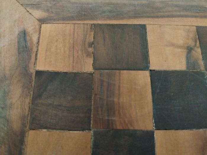 Handmade hardwood chessboard (needs some TLC) FREEPOST