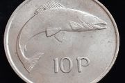 Ireland - 1969 - 10 Pence - Salmon - High Grade - KM.23 - [2203]