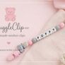 Personalised silicone Soother Clips Image 4