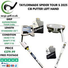 Taylormade Spider Tour S 2023 CB Putter / 35" / Left Hand