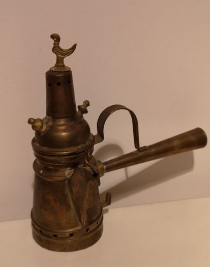 Vintage Brass Dallah Coffee Pot