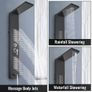 5 in 1 fashion Shower Tower Panel Stainless Steel with shower screen bathroom electric shower (FREE SHIPPING) Image 4