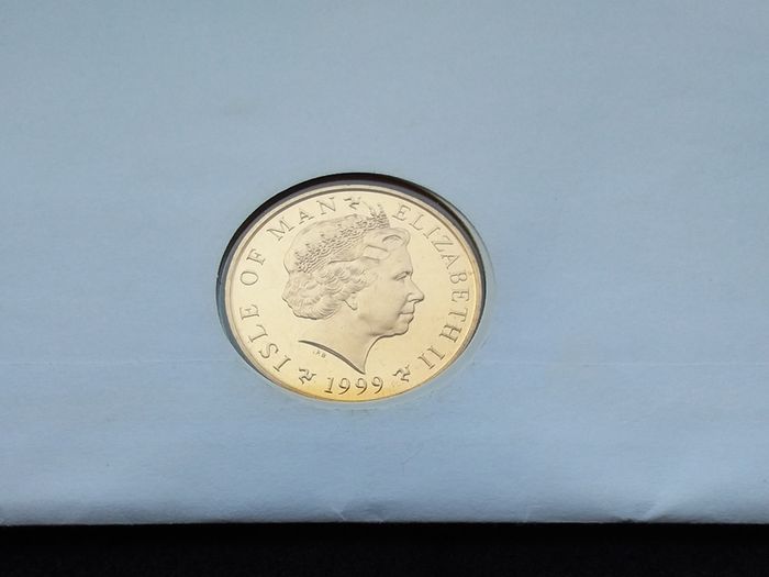 1999 Isle of Man RNLI 175th Anniversary 5 Pound Coin First Day Cover - Low Serial 0349, ( Limited Edition of 5,000 )