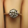 18ct White Gold Hand Made 2ct.Diamond Solitaire Ring Image 8