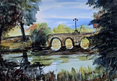 muckross bridge watercolour