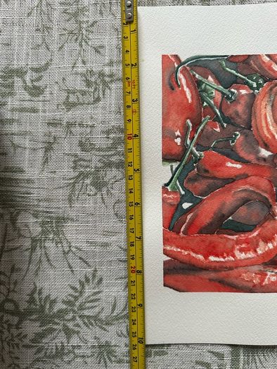 Watercolour - Red Chili's
