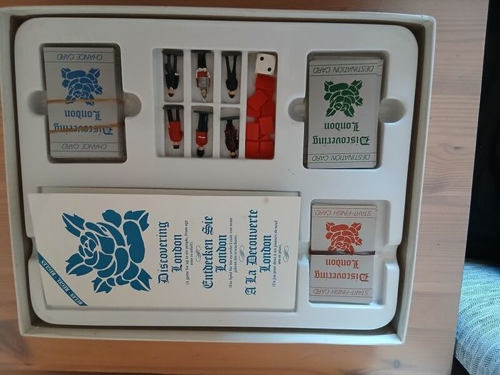 vintage discovering london board game