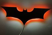 Batman backlit emblem