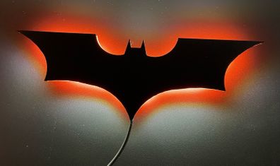 Batman backlit emblem