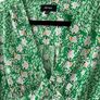 ME+EM Green Floral Fabric Dress Image 8